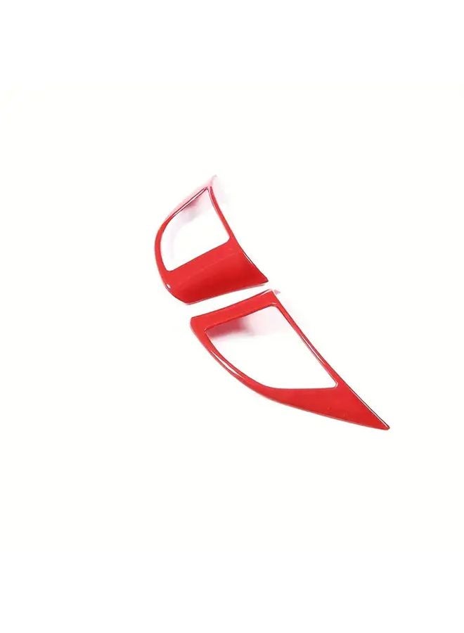 Carbon Fiber Pattern Steering Wheel Button Frame For Fiat 500 2010 2015 Custom Fit Interior Decoration - Image 4